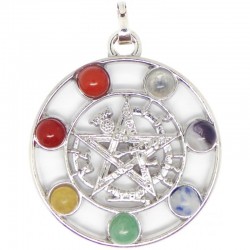 Amuleto Tetragramatón 7 chakras