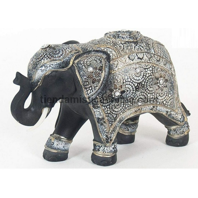 Elefante Negro Mandala